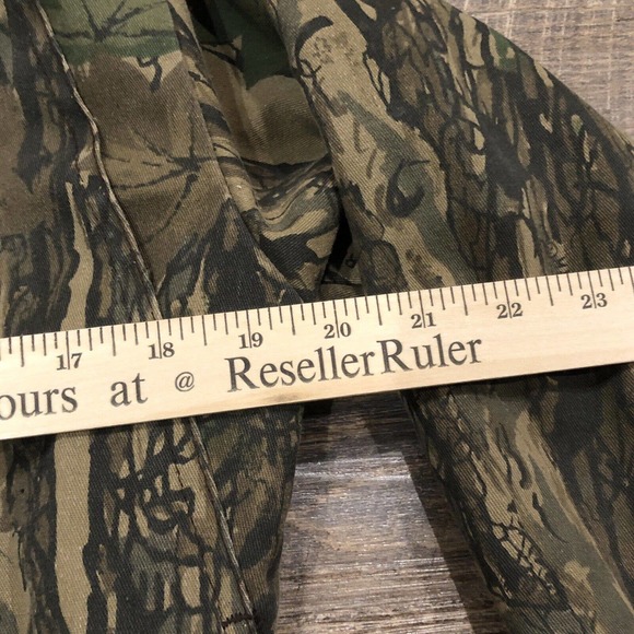 VTG Cabelas Jacket Boys M Camo Trebark Full Zip Hooded Camouflage - Picture 8 of 9